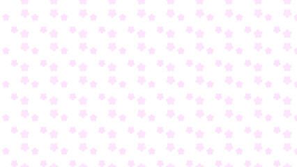 シンプルな桜のパターン⭐︎PNG