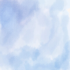 Soft blue abstract watercolor texture background vector