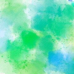 Fototapeta na wymiar Green abstract watercolor texture background vector