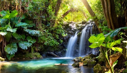  Paradise Unveiled: Waterfall in the Woods