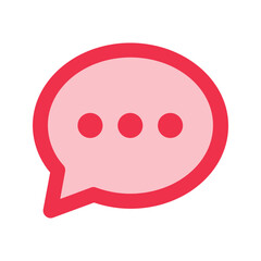 chat bubble outline fill icon