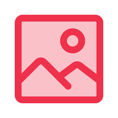 image outline fill icon