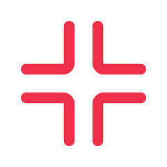 minimize outline fill icon