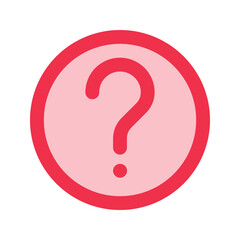 question outline fill icon