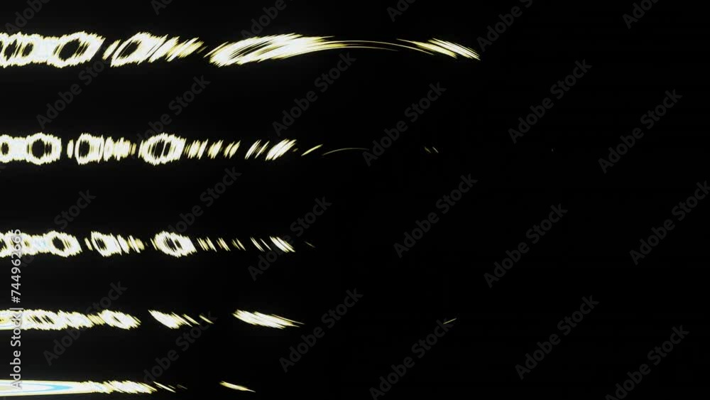 Poster animated 3d rendered seamless looped background with black and white lines create a visually strikin