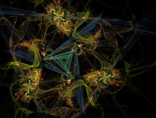Imaginatory fractal abstract background Image