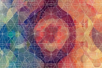 Abstract Geometric Background. Minimalist Design with Clean Lines and Shapes.