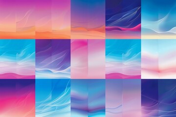 Fototapeta premium Abstract Gradient Background. Smooth Color Transitions for Modern Design.