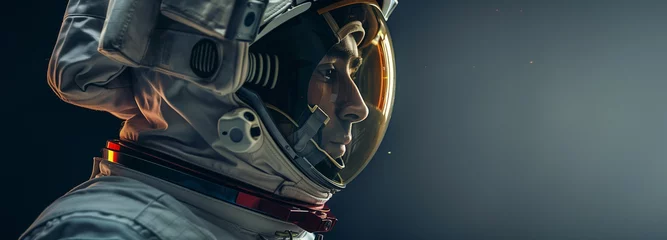 Fototapeten nasa astronaut costume as seen in space © boyhey