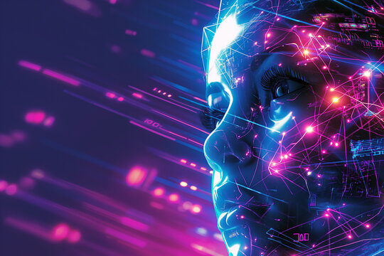 Sci-fi Technology Portrait