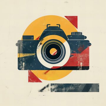 Abstract camera logo