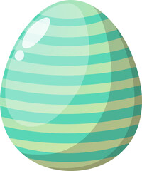 Happy Easter Day with Easter egg in Spring holiday