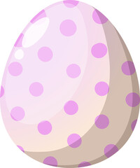 Happy Easter Day with Easter egg in Spring holiday