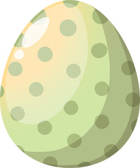 Happy Easter Day with Easter egg in Spring holiday