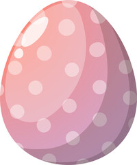 Happy Easter Day with Easter egg in Spring holiday