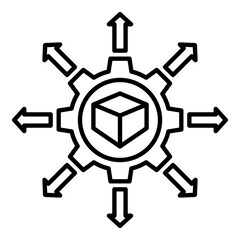 black and white arrows