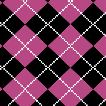 seamless pattern pink black