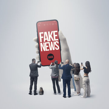 People following fake news online