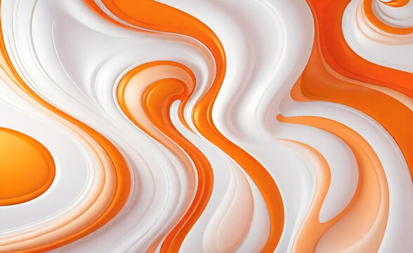 Fondo de textura naranja y blanco abstracto suave y colorido. Imagen fotográfica de stock gratuita de alta calidad de fondo degradado de color blanco borroso de mezcla naranja para fondo.