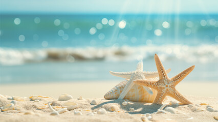 Fototapeta na wymiar beautiful sea sand summer background