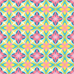 Singapore Peranakan seamless pattern, watercolor seamless tile, background, Peranakan culture, Nyonya motifs, Nyonya pattern	
