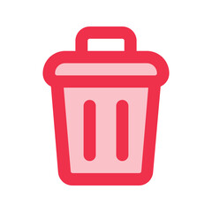 delete outline fill icon