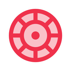 Obraz premium color palette outline fill icon