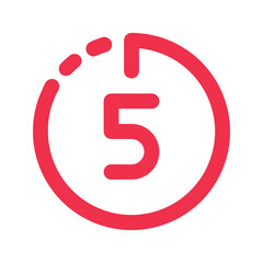 timer outline fill icon