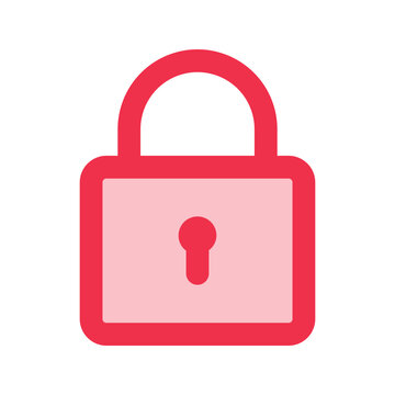 recommend clip art: lock outline fill icon