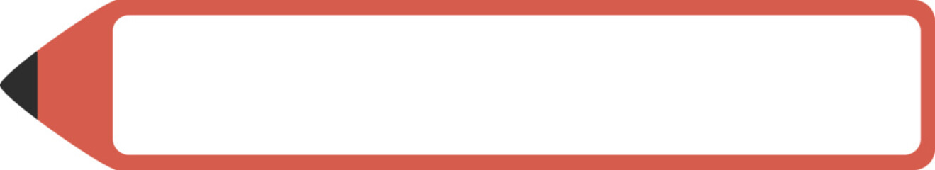 네임택 이름표 연필모양 이미지 일러스트