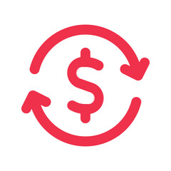 return on investment outline fill icon