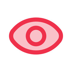 vision outline fill icon