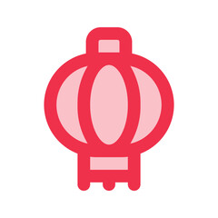 lantern outline fill icon