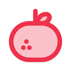 orange outline fill icon