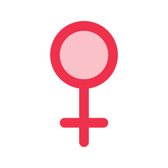 female outline fill icon