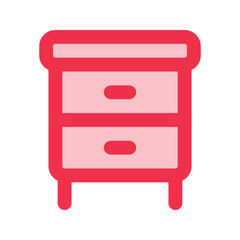 dresser outline fill icon