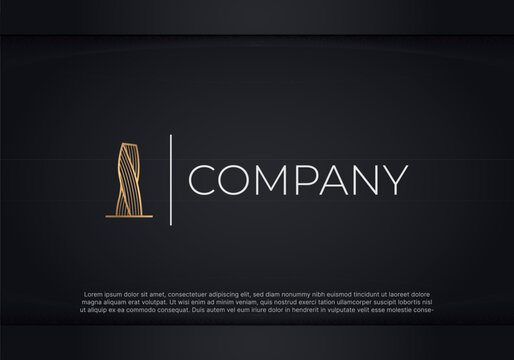 Luxury Building Logo Template Vector Icon Illustration Design