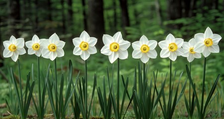 Narcissus Papyraceus, Reveling in the Beauty of Spring Elegance