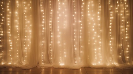 Backdrop with Fairy Lights
