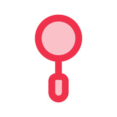 magnifier outline fill icon