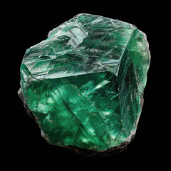 cut Emerald ​gem ​of flawless quality 