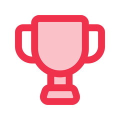 trophy outline fill icon