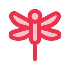 dragonfly outline fill icon