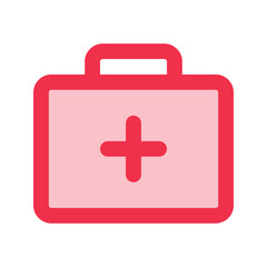 first aid kit outline fill icon