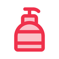 hand soap outline fill icon