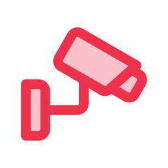 cctv camera outline fill icon