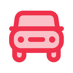 Obraz premium car outline fill icon