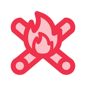 recommend clip art: bonfire outline fill icon