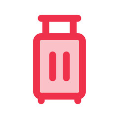 suitcase outline fill icon