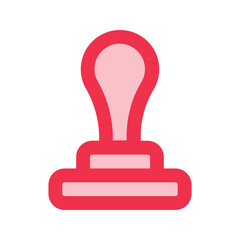 stamp outline fill icon